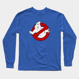 8 bit Ghostbusters Long Sleeve T-Shirt